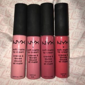 NYC soft matte lipstick (bundle of 4)